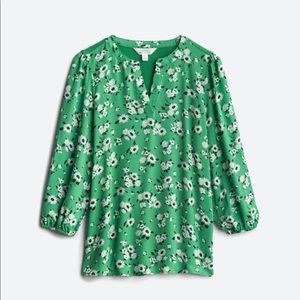 Market and Spruce Mariene Mixed Material Top XXL